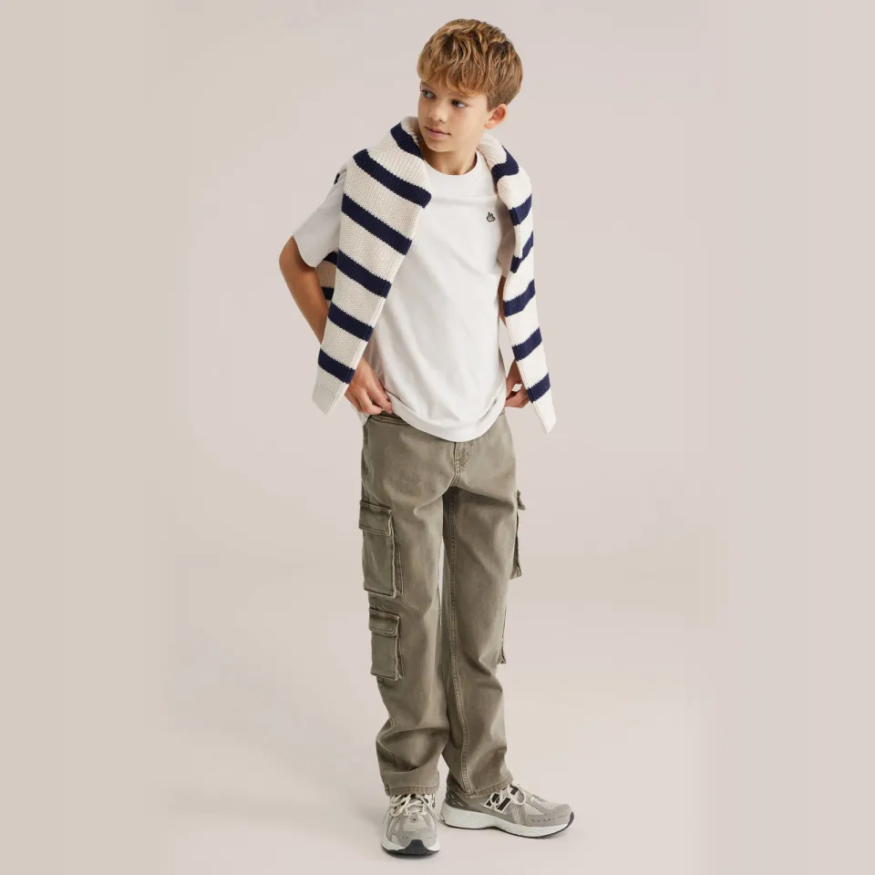 WE Fashion T-shirt ecru, foto 3