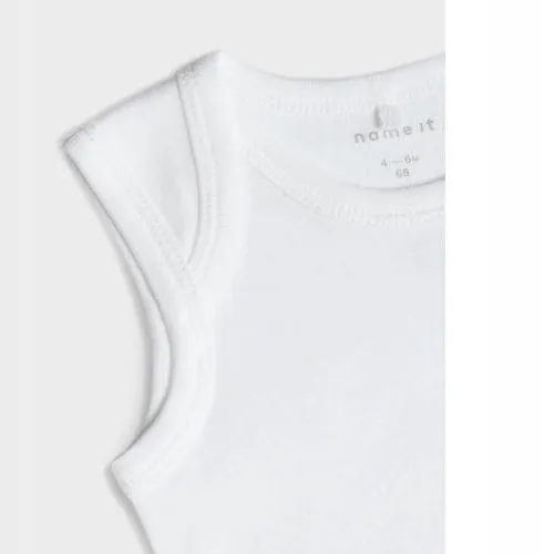 NAME IT BABY romper NBNBODY - wit (set van 3), foto 4