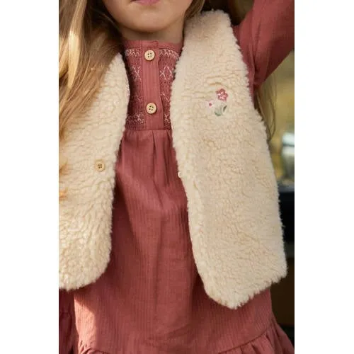 Little Dutch teddy gilet - beige, foto 8