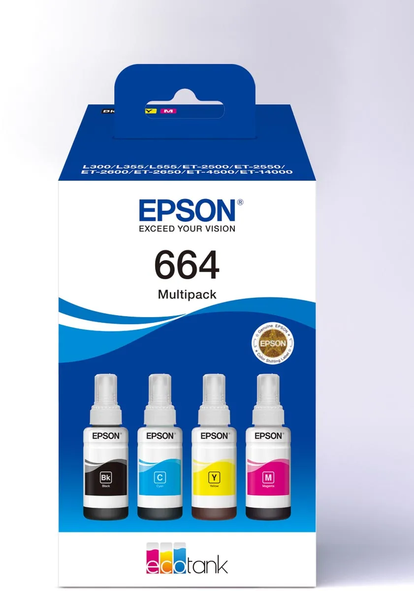 Epson 664 EcoTank inkt multipack zwart, foto 3