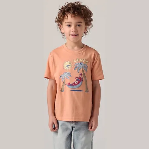 Levi's t-shirt oranje, foto 2