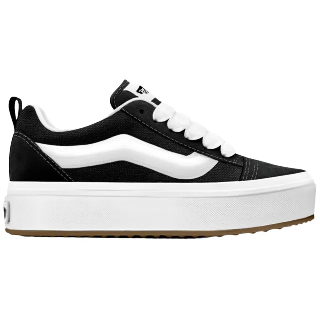 Vans Knu Skool Stacklite suède sneakers - zwart/wit