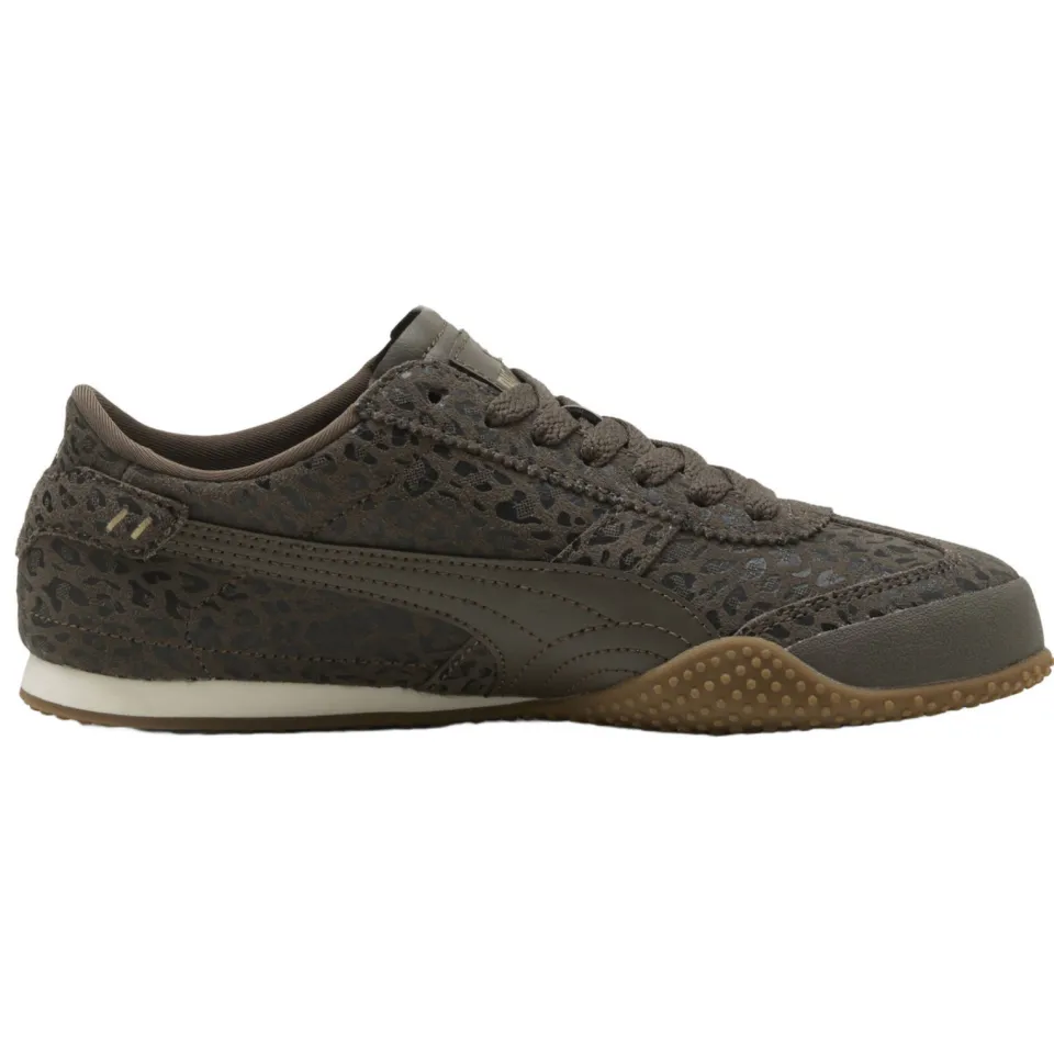 Puma Bella suède sneakers met panterprint - donkerbruin, foto 3