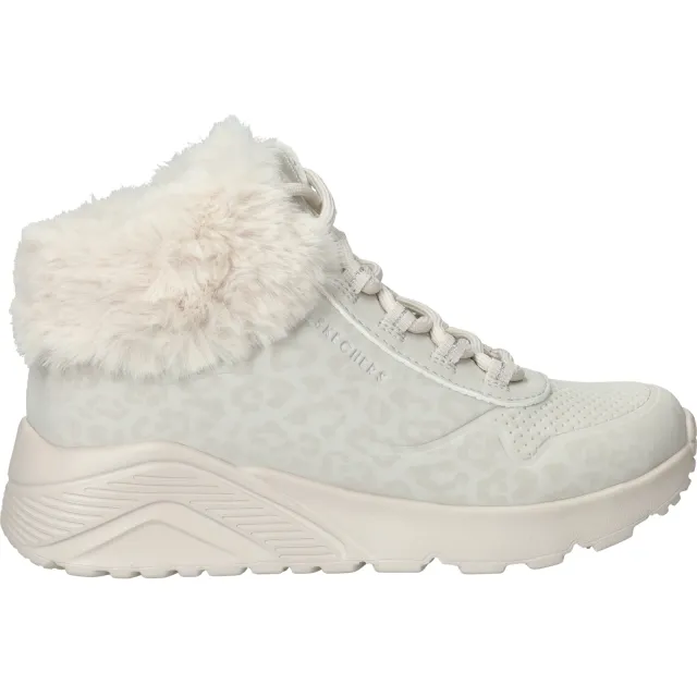 Skechers Uno Lite hoge sneakers beige