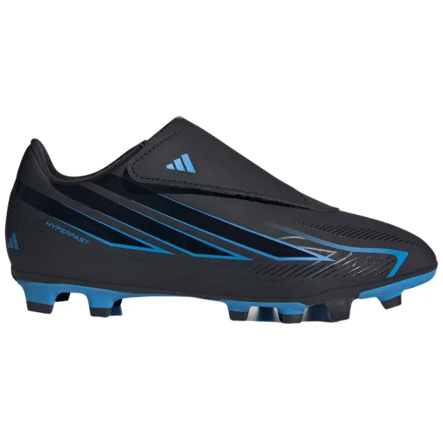 Adidas Performance F50 Hyperfast Club junior imitatieleren voetbalschoenen - zwart/blauw