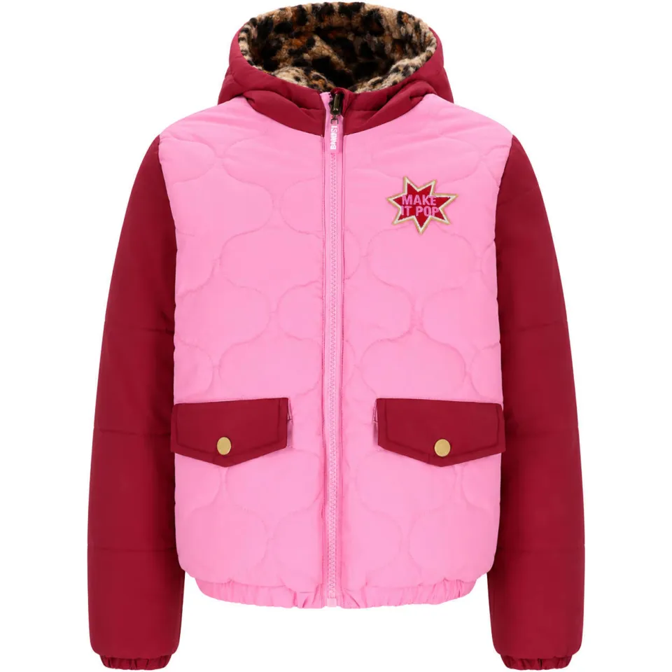 B.Nosy winterjas met panterprint roze, foto 3