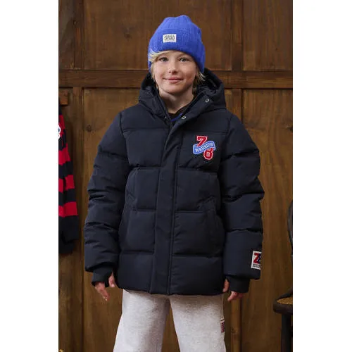 Z8 kids pufferjas Pierce zwart, foto 4