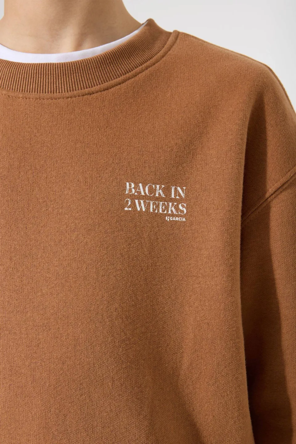 Garcia sweater lichtbruin, foto 5
