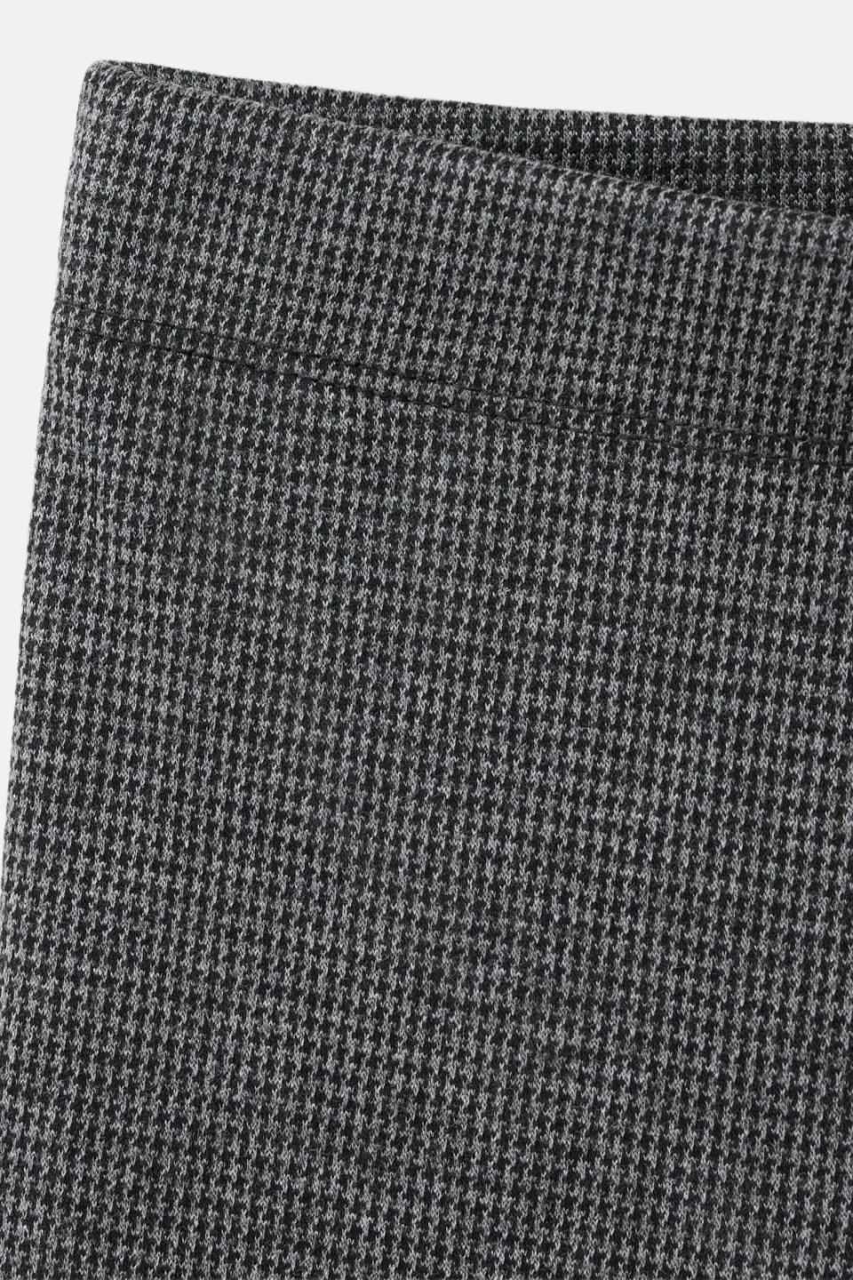 Mango flared geruite legging antraciet, foto 4