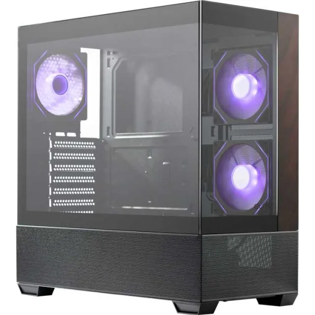Cooler Master Elite 690 Wood midi tower behuizing zwart