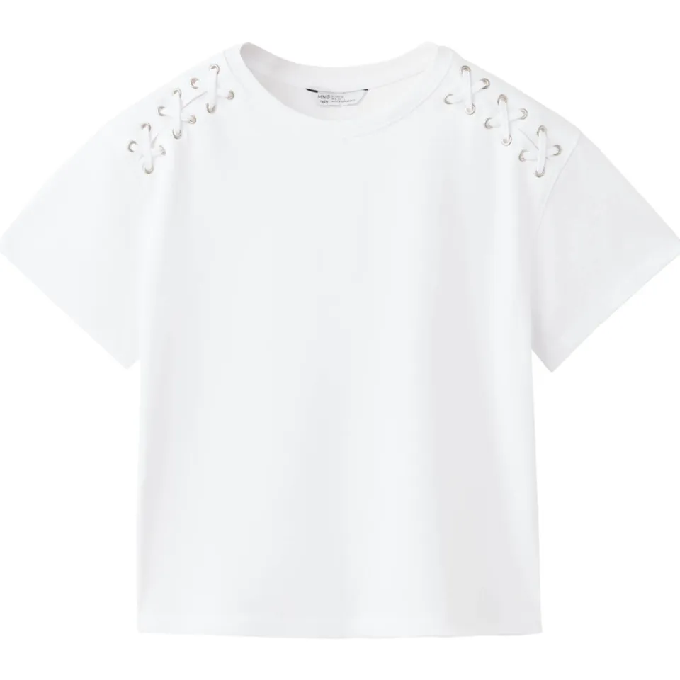 Mango Teen T-shirt wit, foto 2