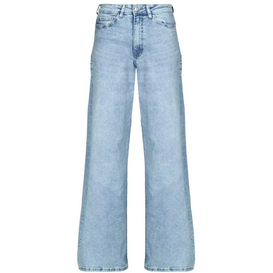 JDY high waist wide leg jeans light blue denim, foto 2