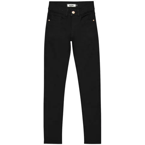 Raizzed skinny jeans zwart Meisjes Stretchkatoen Effen