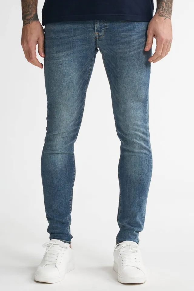 Petrol Industries skinny jeans NASH met riem medium used, foto 4