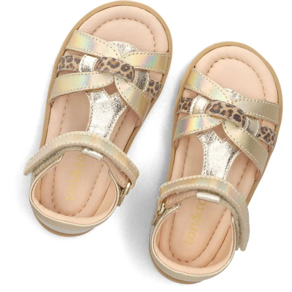 Ton & Ton Sandalen Saara Goudkleurig, foto 2