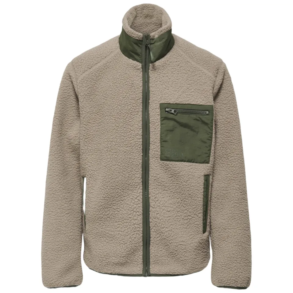 Only & Sons teddy tussenjas taupe, foto 2