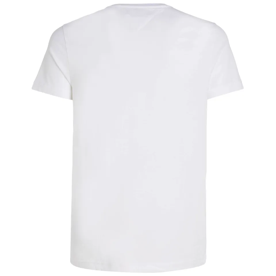 Tommy Hilfiger slim fit t-shirt wit, foto 3