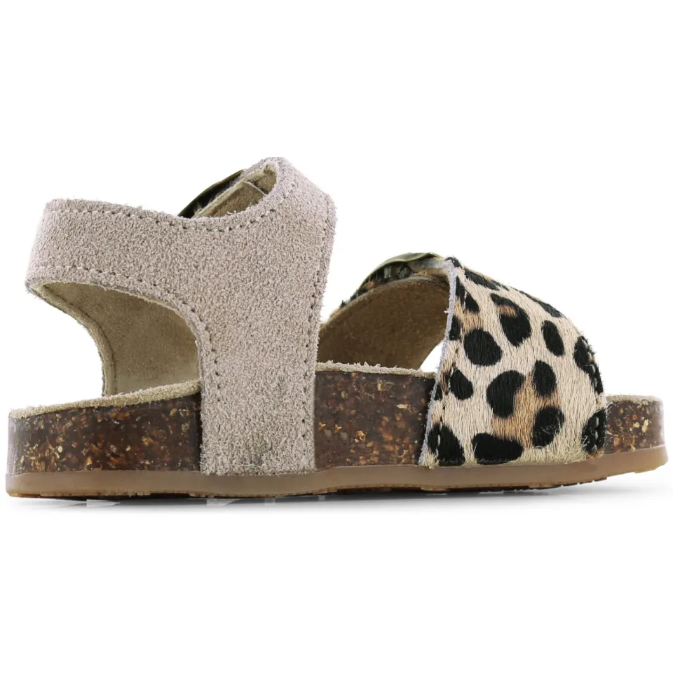 Shoesme leren sandalen met panterprint - taupe, foto 6