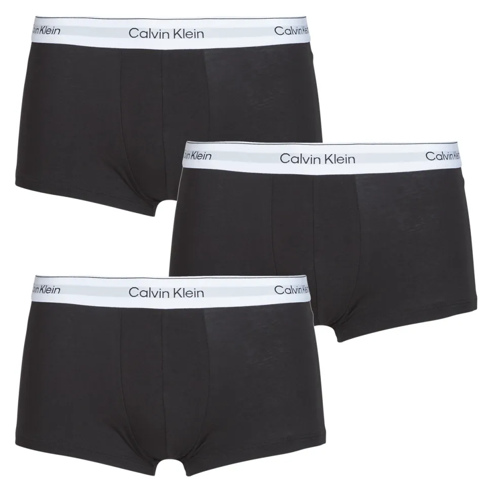 Calvin Klein Low Rise Trunk boxershorts zwart/wit