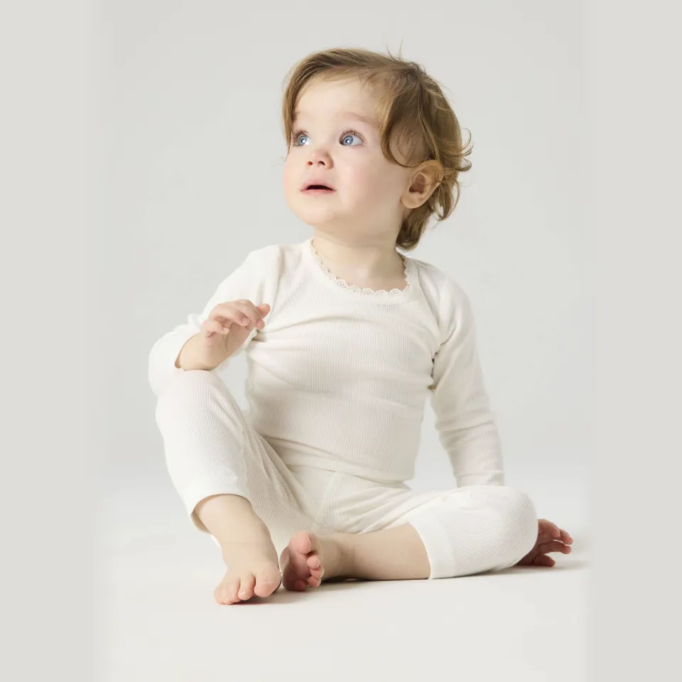 NAME IT BABY skinny babybroek wit