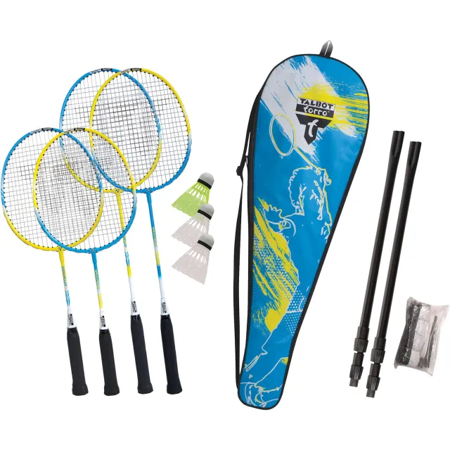 Talbot Torro badmintonset Blauw
