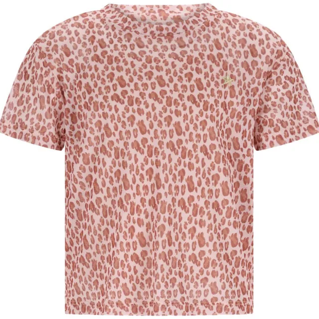 Like Flo T-shirt met panterprint roze, foto 2
