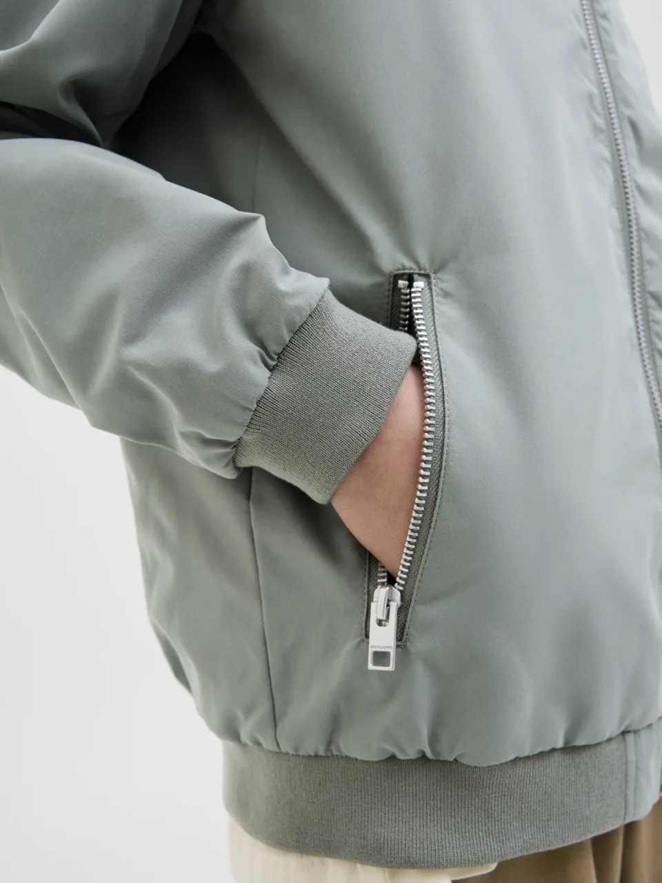 Jack & Jones Junior JJERUSH bomberjack agavegroen agave green, foto 6