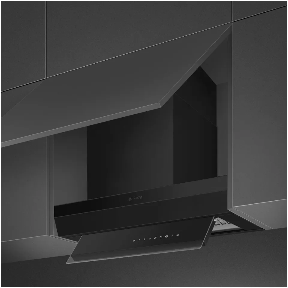Smeg KSGT64BLV afzuigkap zwart, foto 2