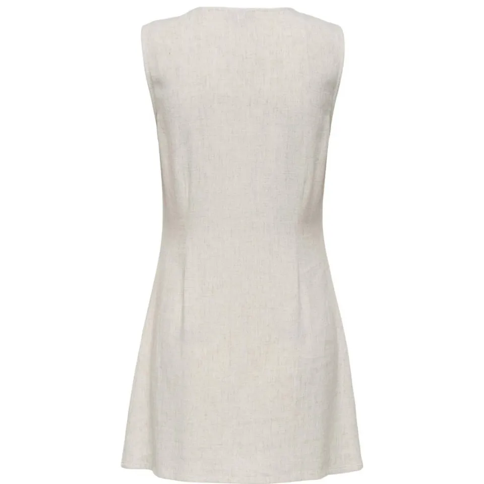 Only getailleerde vrijetijdsjurk beige, foto 5
