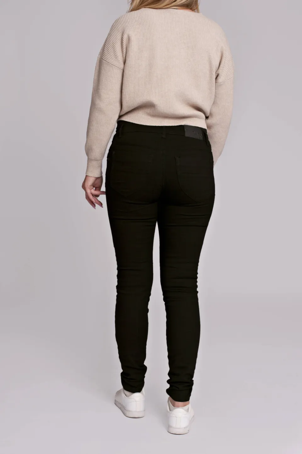 LOVE2WAIT high waist zwangerschaps skinny jeans black denim, foto 3