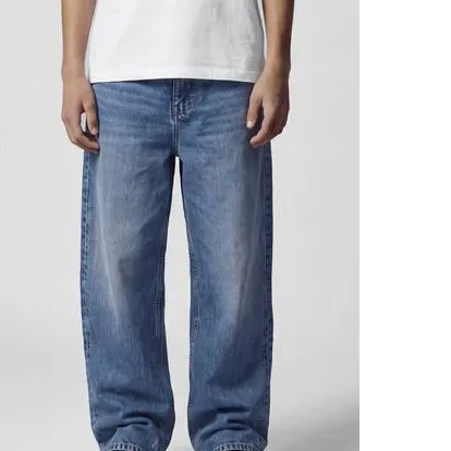LMTD straight leg jeans - medium blue denim, foto 5
