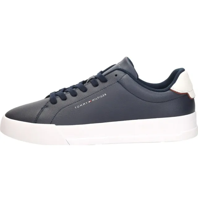 Tommy Hilfiger Court Leather sneaker blauw, foto 2