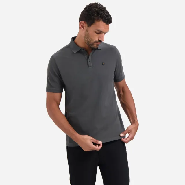 No Excess regular polo grijs
