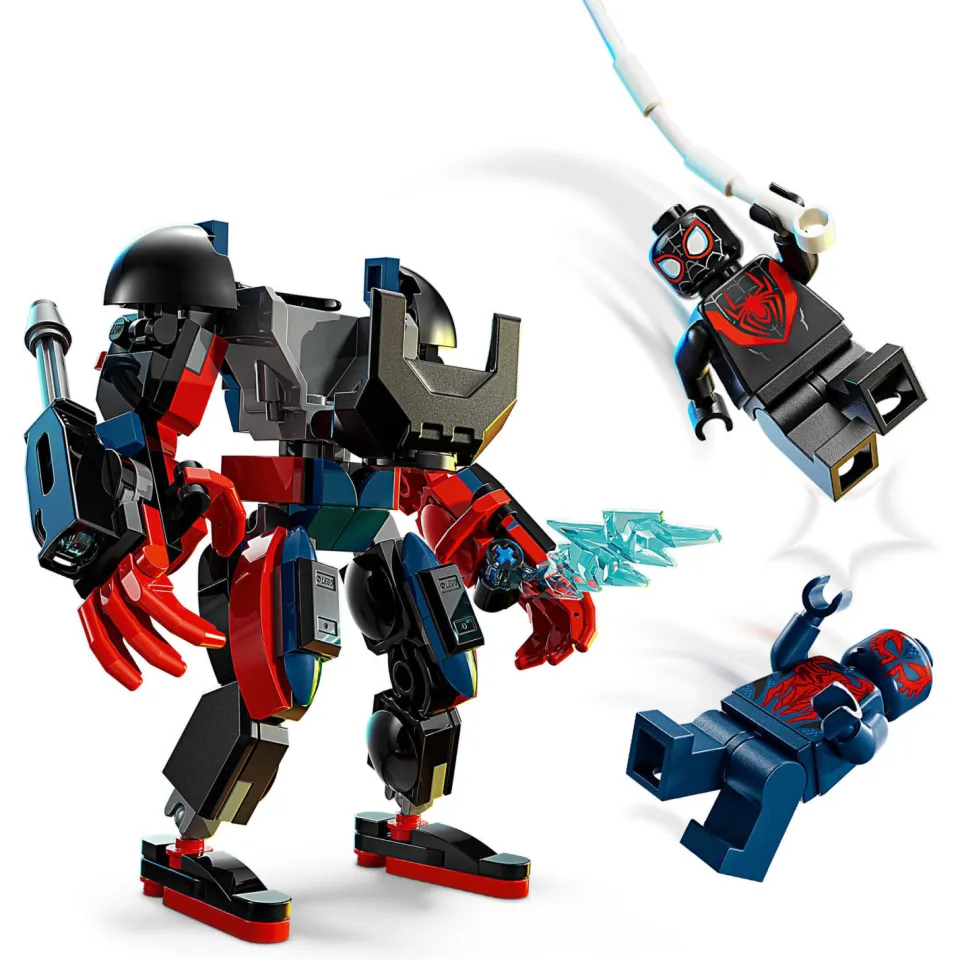 Lego Marvel Spider-Man Miles Morales Mecha vs. Spider-Man 2099 Bouwpakket 76337, foto 3