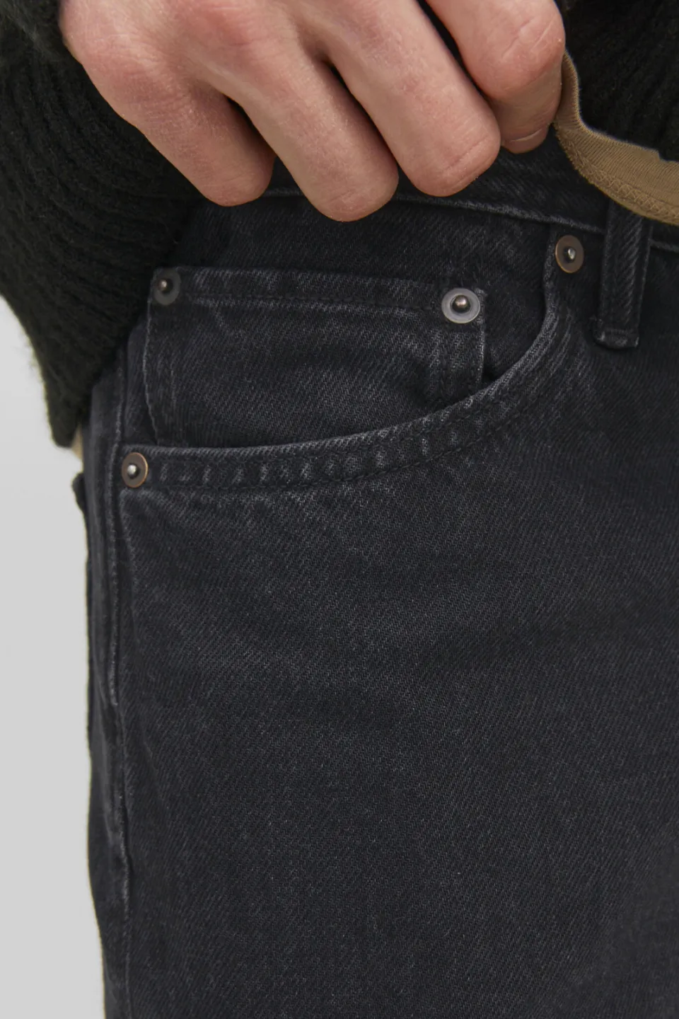 Jack & Jones JEANS INTELLIGENCE baggy jeans - black denim, foto 5