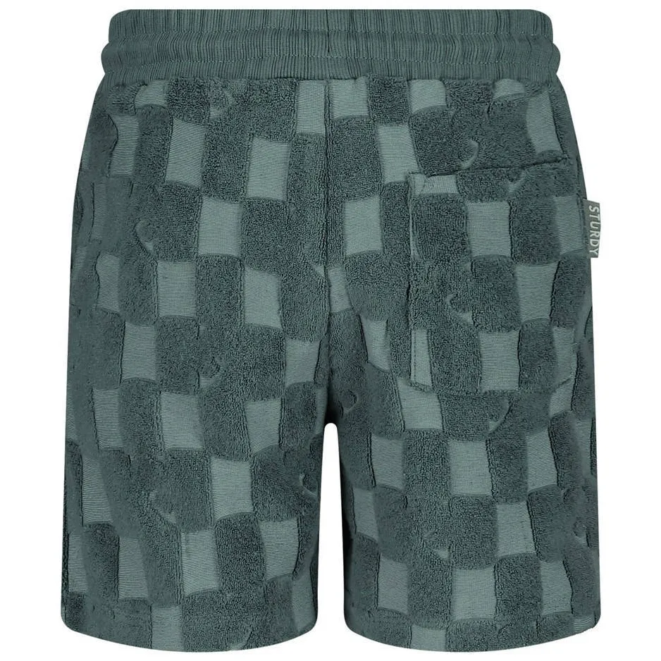 Sturdy badstof short Lagoon Legends petrol, foto 3