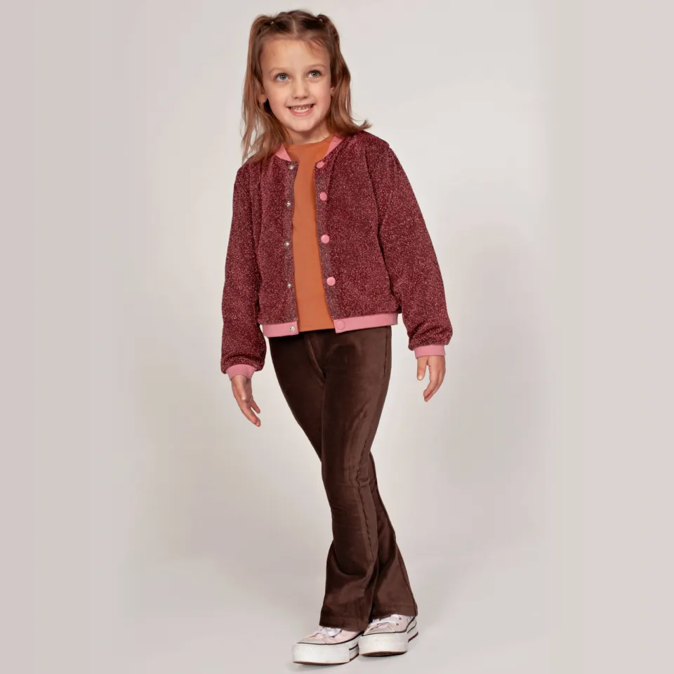 Jubel City Chic flared broek bruin, foto 4