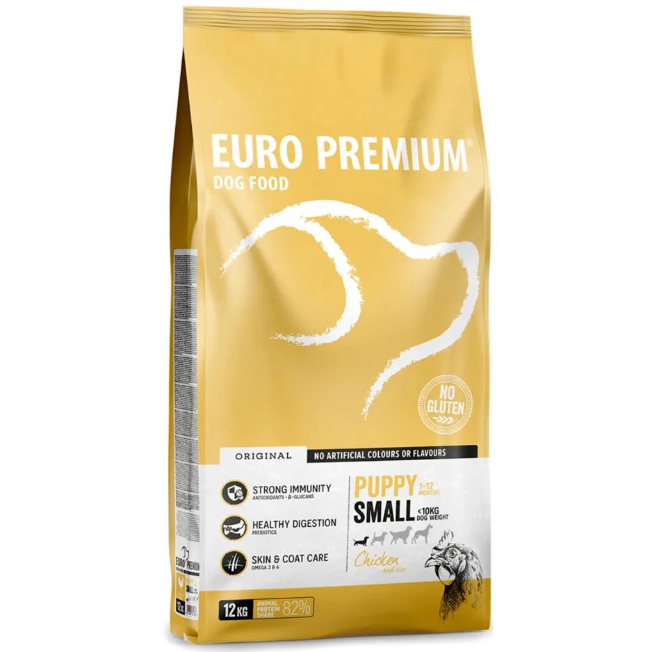 Euro Premium Puppy Small kip & rijst hondenvoer, foto 3