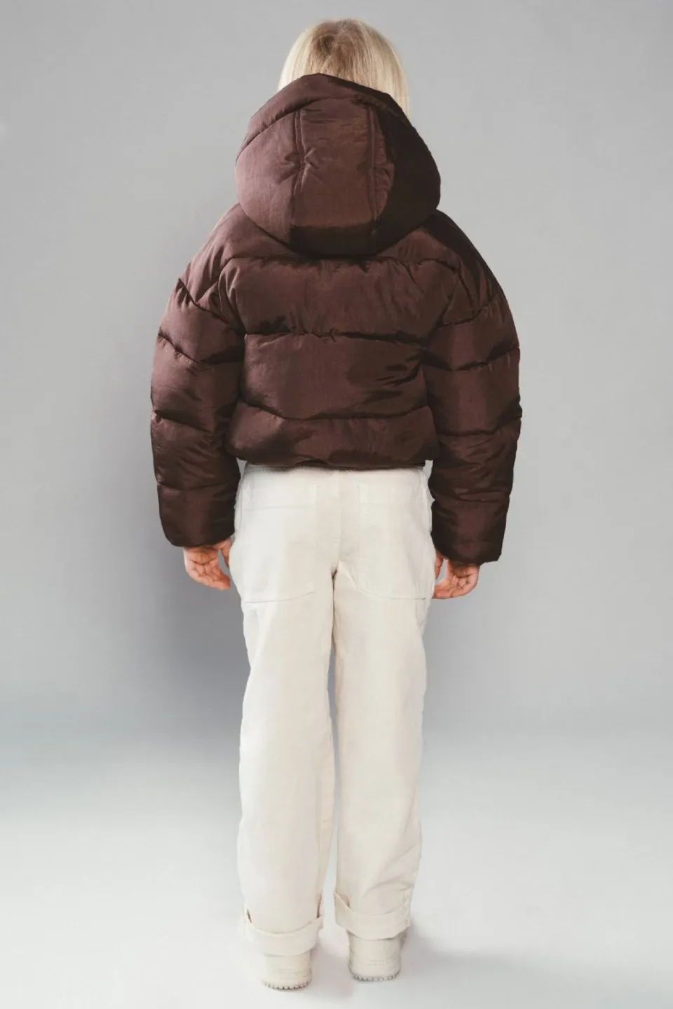 Moodstreet gewatteerde winterjas donkerbruin, foto 8