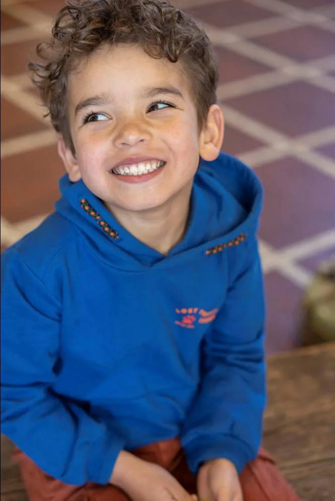 Sturdy hoodie blauw Chasing trails, foto 7