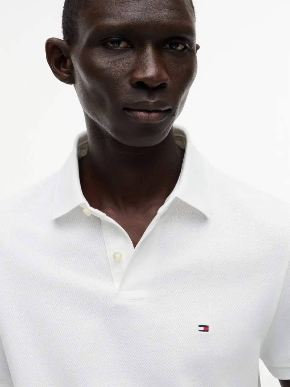 Tommy Hilfiger regular fit polo 1985 wit