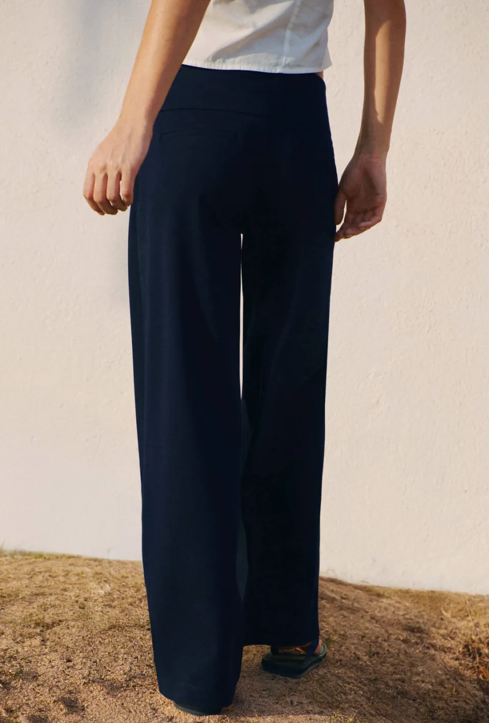 Mango pantalon marineblauw, foto 6