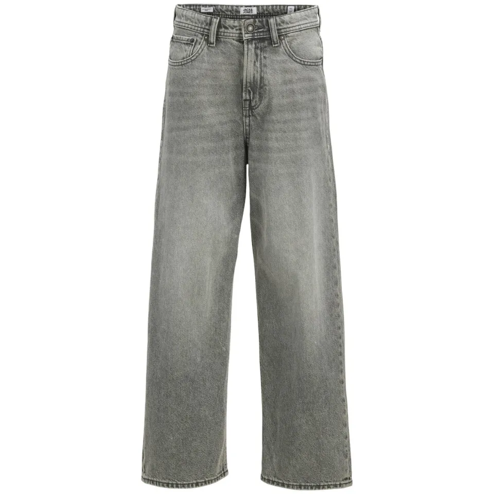 Jack & Jones JUNIOR high waist baggy fit jeans grey denim, foto 2