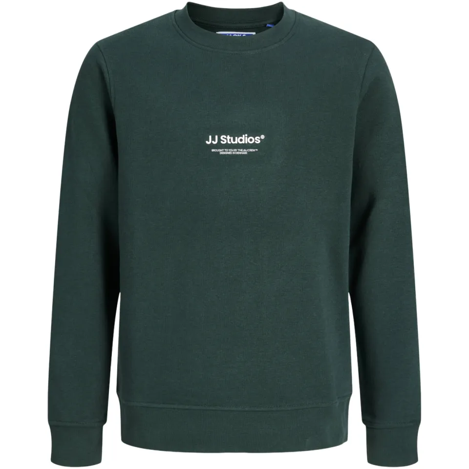 Jack & Jones JUNIOR sweater met tekst - donkergroen, foto 2