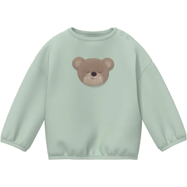 s.Oliver sweater met print - turquoise