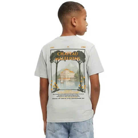 Malelions T-shirt grijsblauw, foto 3