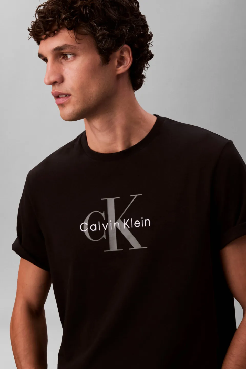 Calvin Klein JEANS oversized T-shirt zwart, foto 7