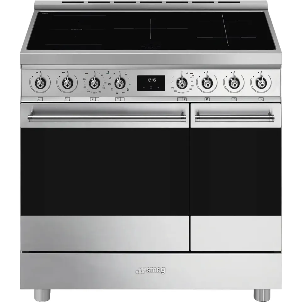 Smeg C92IPX2 inductie fornuis RVS, foto 2