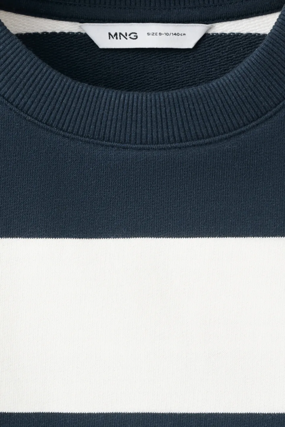 Mango Kids gestreepte sweater - marineblauw, foto 7