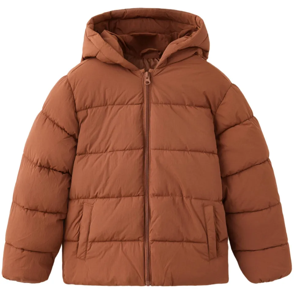 Mango Kids winterjas bruin, foto 2